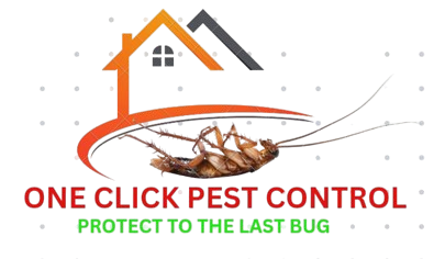 one click pest control logo